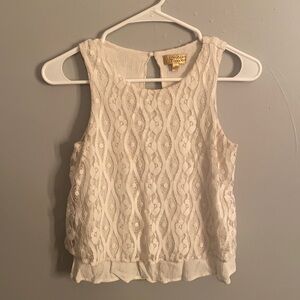 White Lace Tank​